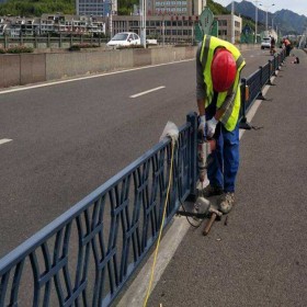 重庆道路护栏防撞护栏工厂 市政交通固定式护栏