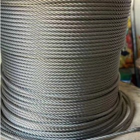 304不锈钢丝绳规格 耐磨钢丝绳 钢结构 彩钢瓦保温棉承重