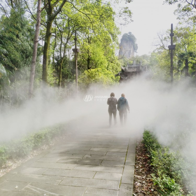 四川绵阳人造雾 打造雾效景观 给你不一样的雾森景观效果