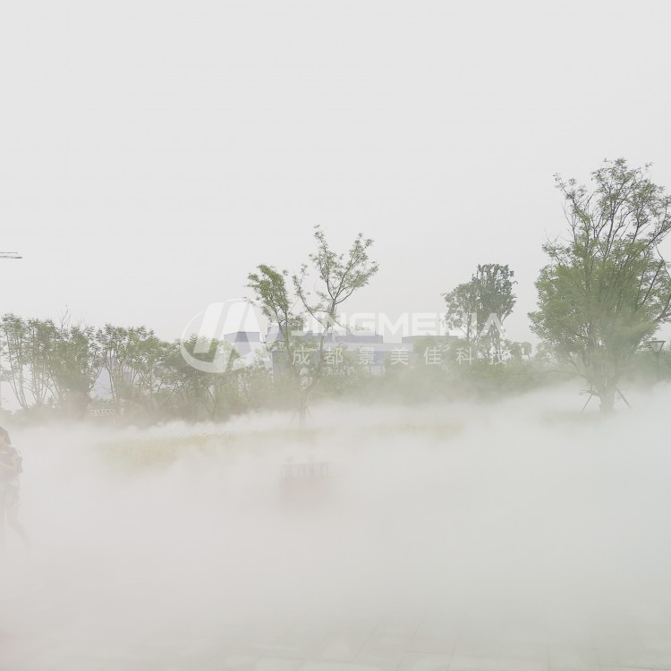 重庆人造雾 打造雾森景观 与水雾完美融合 给你不一样的雾森景观效果