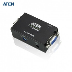 aten 宏正 kvm 四川 总代理 VB100 VGA信号放大器可延长70米分辨率达1280x1024 黑色