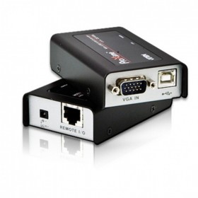 ATEN 宏正 四川成都 KVM服务分销商 CE100 USB KVM信号延长器,远近2组控制端,延长100米 CE100-AT-Z