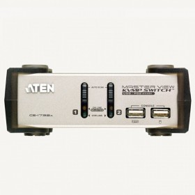 ATEN 宏正 四川成都 CS1732A 2端口USB VGA KVM多电脑切换器+音频功能 KVM分销服务商