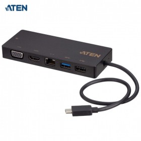 成都  ATEN 宏正 UH3236 USB-C 多端口迷你充电扩展坞 支持USB PD3.0 电源传输