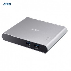 成都  ATEN 宏正 US3310 2端口 USB-C Gen 1带充电功能扩展坞/切换器 支持4K分辨率
