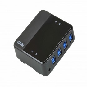 成都  ATEN 宏正 US3344 4x4 USB 3.1 Gen1 端口外围分享切换器 随插即用无需外接电源