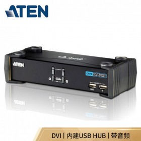 ATEN宏正 CS1762A 2端口USB 2.0 DVI KVMP 多电脑切换器工业级
