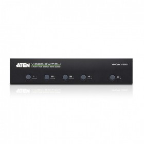 ATEN 宏正 VS0401 4端口VGA视频切换器+音频功能