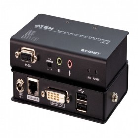 ATEN 宏正 CE611 迷你型USB DVI HDBaseT™ KVM 信号延长器