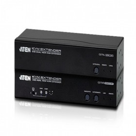 ATEN 宏正 CE774 USB VGA双显示Cat 5 KVM信号延长器