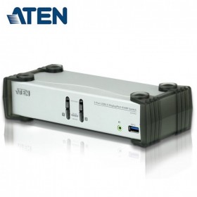 ATEN 宏正 四川总代理 CS1912 2端口USB 3.0 DisplayPort KVMP™多电脑切换器