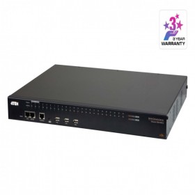 ATEN 宏正 四川成都 总代理 SN0148CO   48 端口串口控制台服务器搭载双电源/LAN  KVM多电脑切换器
