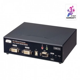 ATEN 四川成都 总代理 KVM切换器  KE6940AT  DVI-I 双屏幕 KVM over IP 信号延长器 (发送装置)