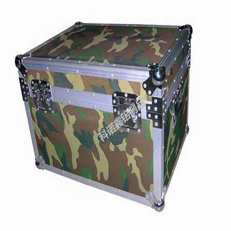 成都厂家定制 军绿铝合金箱 特种设备铝合金箱 按需制作内衬
