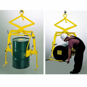 德国油桶吊钳原装耶鲁YDBT系列桶夹可翻转起重吊具油桶夹具