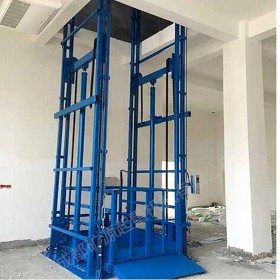 厂家直销重庆液压升降机 链条导轨货梯 简易式升降机 升降平台