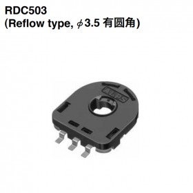 日本ALPSALPINE阿尔卑斯阿尔派电阻式传感器 10K角度传感器 空调电机角度检测 电阻式位置传感器RDC503015A/RDC503052A/RDC501052A
