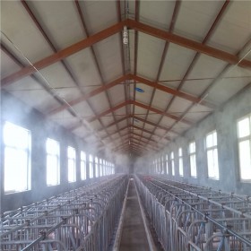 四川厂房高压喷雾设备 养殖场工程喷雾降温系统 价格实惠