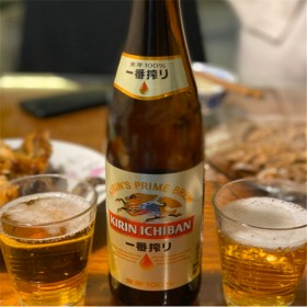 麒麟（kirin）一番榨啤酒国产日本工艺精酿全麦啤酒 330ml*24瓶