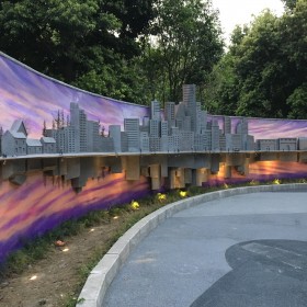 公园广场景观石材墙面浮雕 成都专业浮雕画 墨道环境