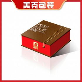 白酒包装设计印刷 烫金红酒礼盒彩印酒水礼品盒 美克包装