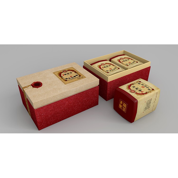 六堡茶包装设计 茶叶礼品盒包装设计 白茶外包装纸设计