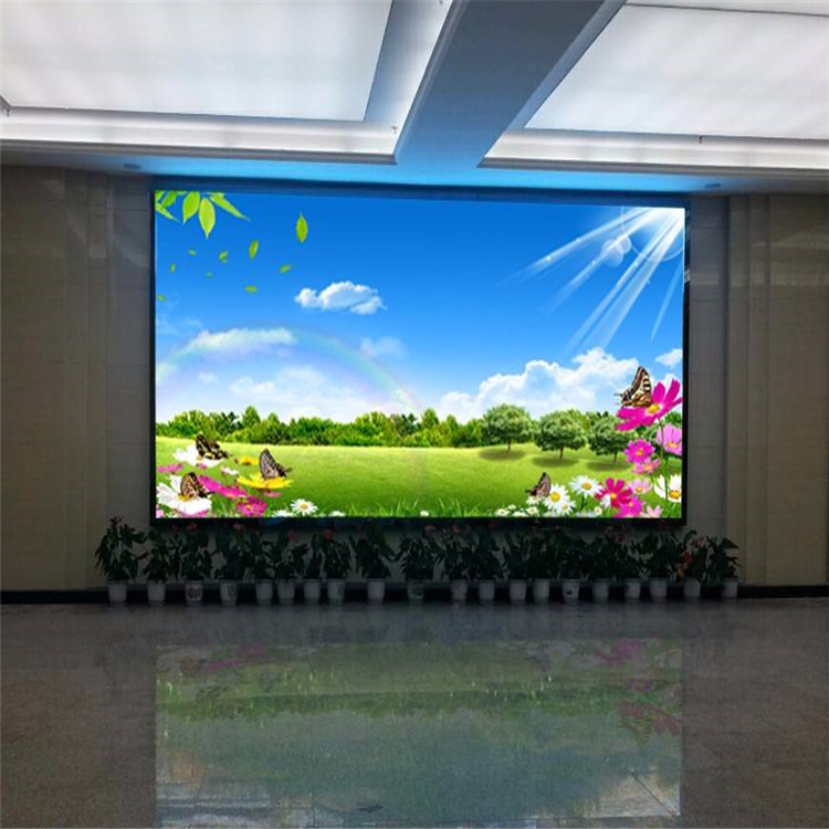 P4室内全彩屏 高清电子LED显示屏 商场会议室酒店广告宣传屏