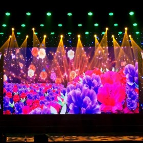 宜宾市室内LED全彩显示屏    高清酒店餐饮舞台婚庆电子大屏幕   P3定制