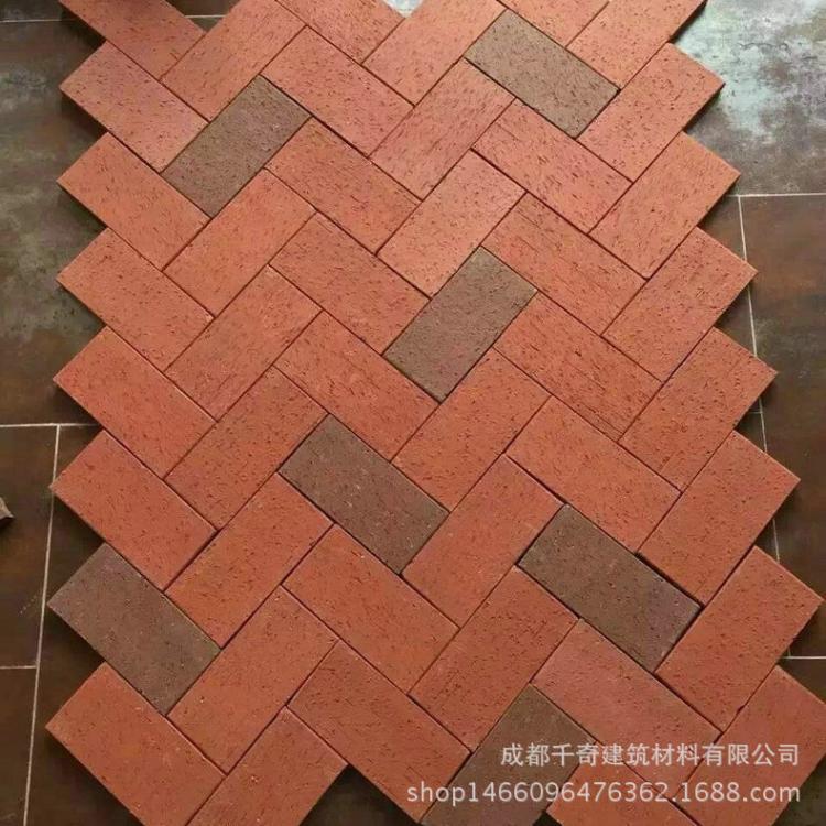 四川陶质烧结砖 定制道路砖 奇异砖