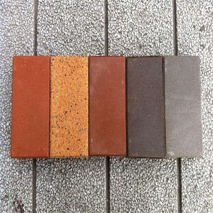 陶土烧结砖定制 生态陶瓷透水砖