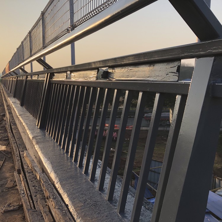 河道防护栏杆桥梁护栏 景观人行道路高架桥灯光钢制金属防护