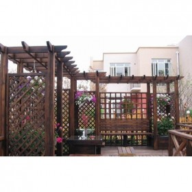 庭院木葡萄架 花架 景观廊架  融昌达设计 施工 安装一条龙服务