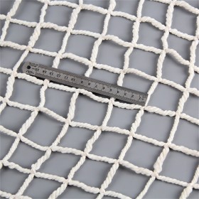 多功能绳网 安全平网 防坠网 白色化纤尼龙绳材料 安全可靠