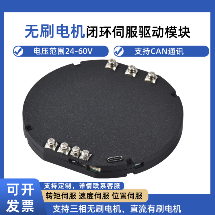 三相无刷电机 直流有刷伺服电机 电机伺服60V驱动器速度控制
