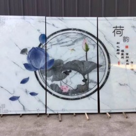 乌鲁木齐厂家直销批发艺术玻璃背景墙