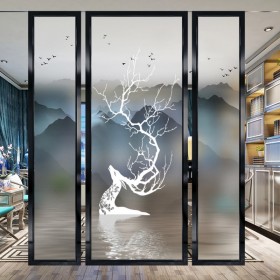重庆厂家生产定制钢化阴雕阳雕艺术玻璃