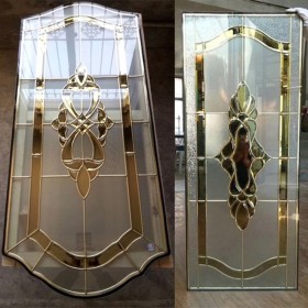 明珠艺术家装工装玻璃自动感应门玻璃浴室玻璃门上门测量安装