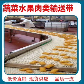 四川蔬果肉类海鲜休闲食品用白色PU输送带 绿色PVC输送皮带 输送链板 网带