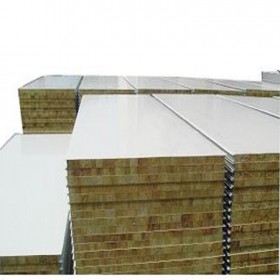 净化岩棉板批发 厂家定制 净化岩棉彩钢板价格 烘箱岩棉板