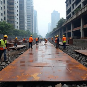 加厚钢板出租 钢板路基箱出租尺寸 施工指导 非标件定制生产