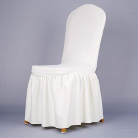 会议室椅套 针织太阳裙纯色简约酒店椅套定做
