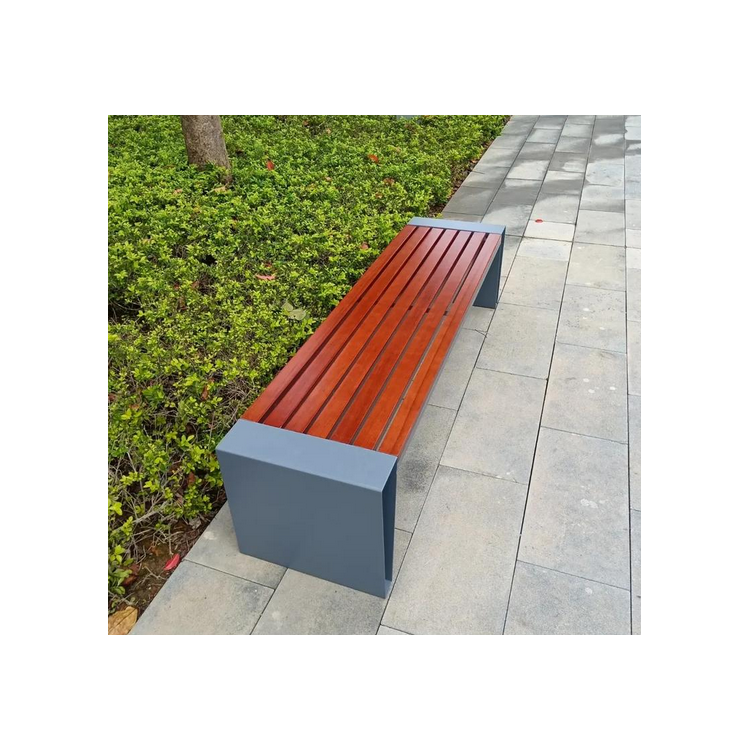 户外公园椅 景区休闲长椅 防腐塑木公园座椅厂家直供