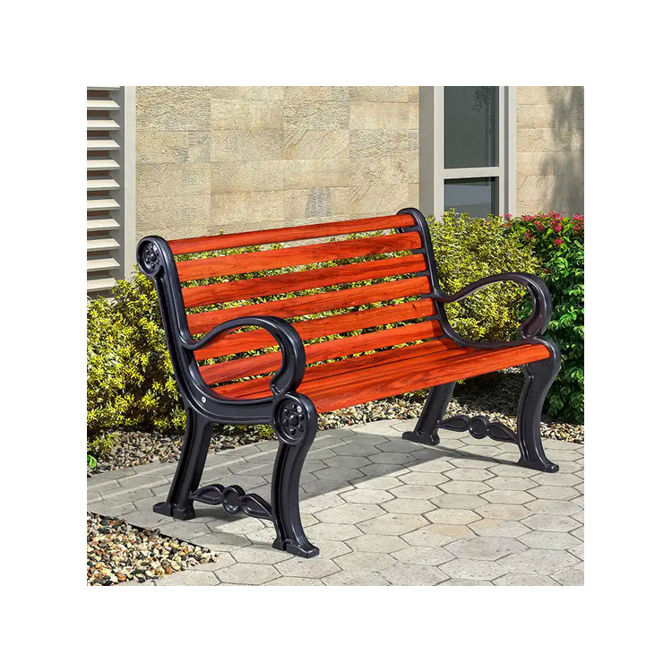 铸铝公园休闲椅 室外耐用长条椅 市政工程配套座椅 经久耐用