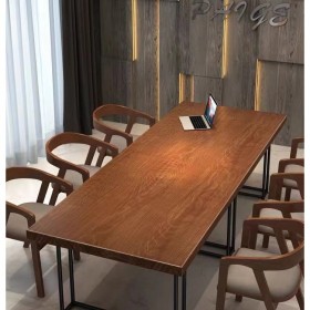 成都办公家具厂-批发定制会议桌-实木会议桌-大中小型会议桌 6人洽谈桌椅组合