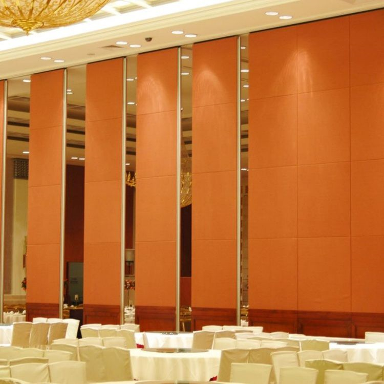 宴会厅饭店活动隔断 可移动拆卸折叠推拉屏风 支持定制