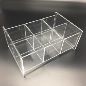专业定制亚克力盒子 抽拉式盒盖 有机玻璃糖果盒 透明防尘盒子 超市便利店零食盒子