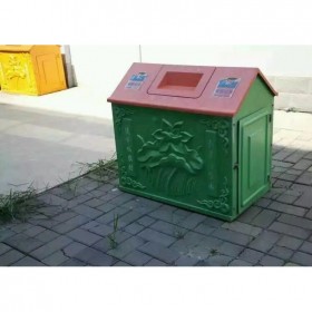 户外环卫垃圾桶240L加厚带盖塑料垃圾箱 注塑工艺热压成型