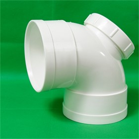 HDPE排水热熔承插管件 超静音排水管材管件瓶型三通