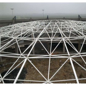 养殖场拱形干煤棚网架 可伸缩弧形棚 高度40m 结构稳固