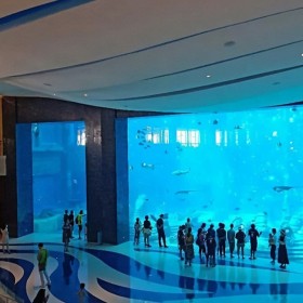 定做大型亚克力鱼缸 水族馆施工 鱼缸造景设计